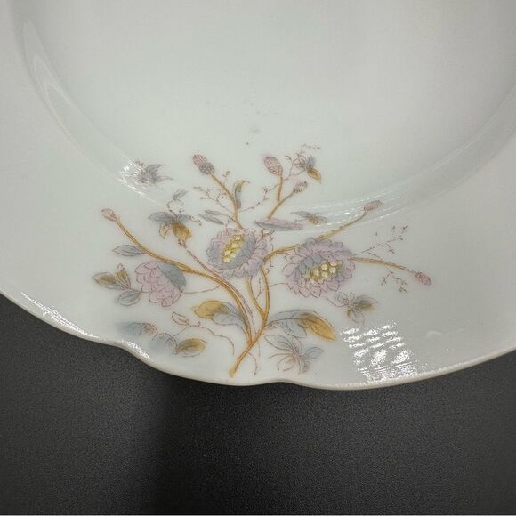 Leonard Vienna Austria Blue Yellow Floral Design Fine China 10” Dinner Plate - Picture 3 of 11